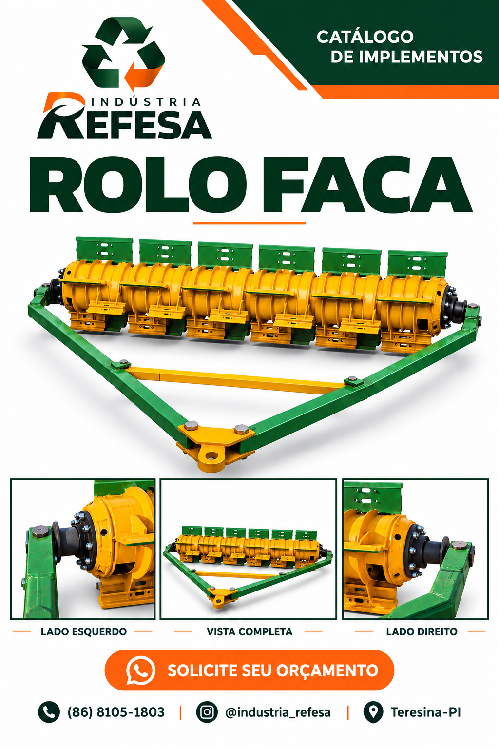 Catálogo Refesa — Rolo faca